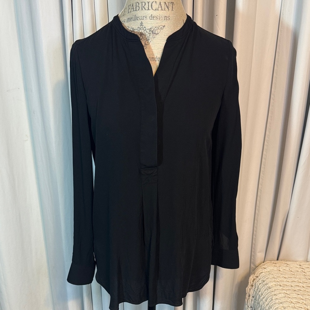 Theory Black Women's Blouse